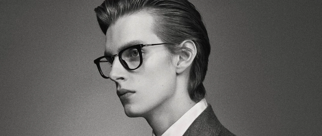 Saint Laurent Korrektionsbrille für Herren aus schwarzem Acetat Saint Laurent SL 753 Brille saint-laurent-herrenbrille-acetat-schwarz-desktop