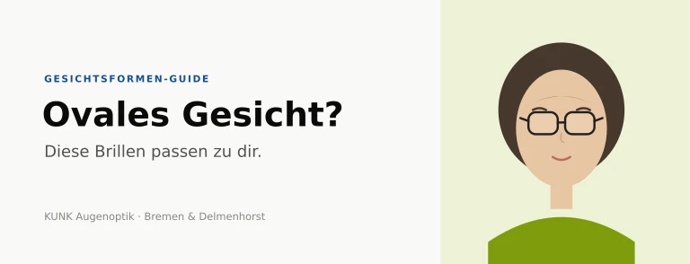 illustriertes Porträt mit ovalem Gesicht und passender Celine-Fassung plus Titel