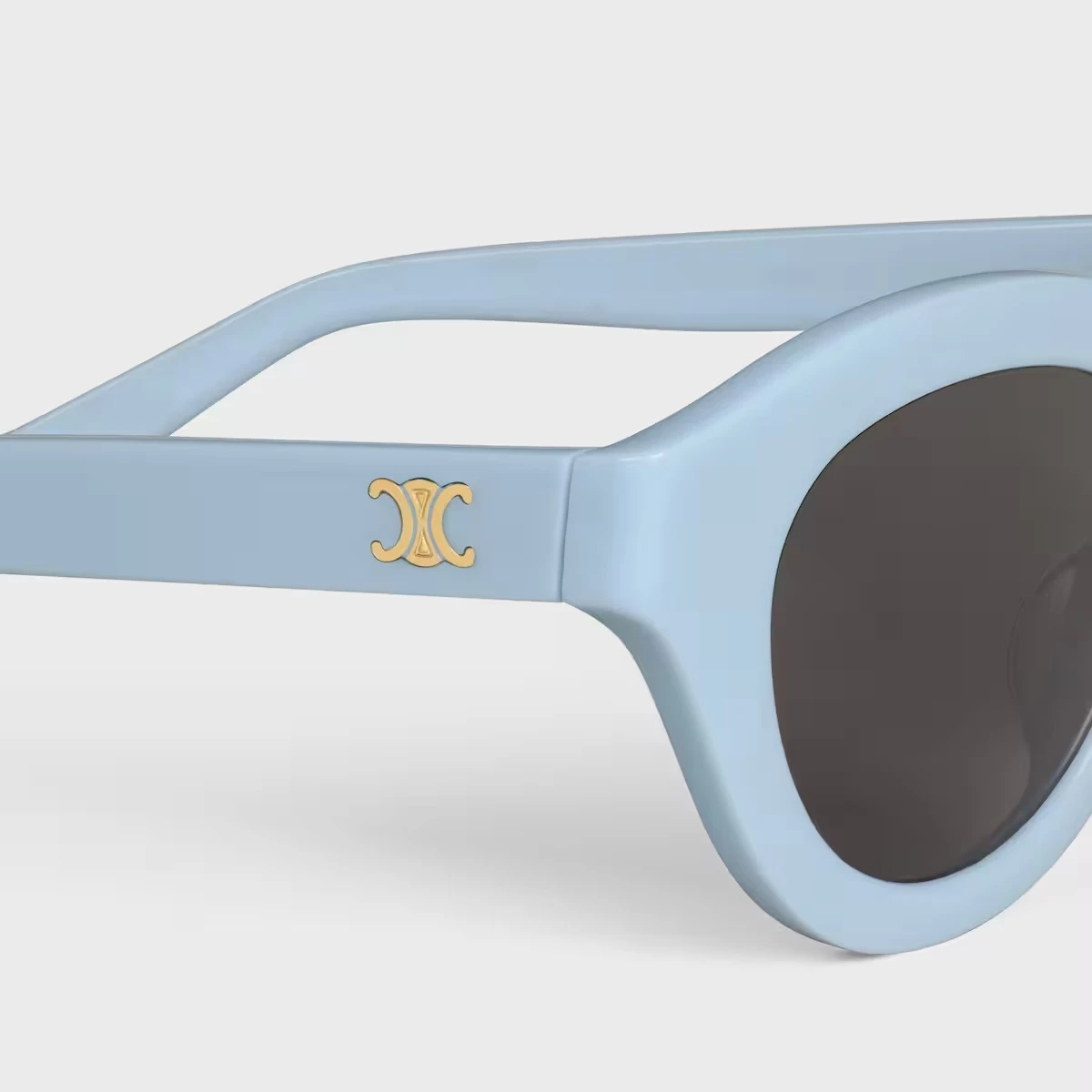 Celine Sonnenbrille Damen bei KUNK Augenoptik in Bremen und Delmenhorst Blaue Celine Sonnenbrillen für Damen mit schönem goldenen Celine Zeichen bei KUNK Augenoptik in Bremen