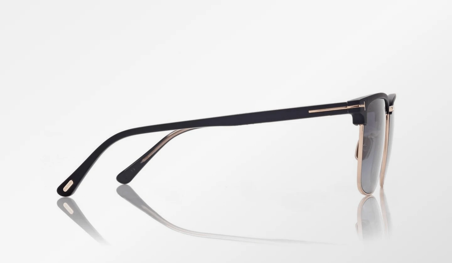 Seitenansicht Tom Ford POLARIZED HUDSON SUNGLASSES Herren Sonnenbrille